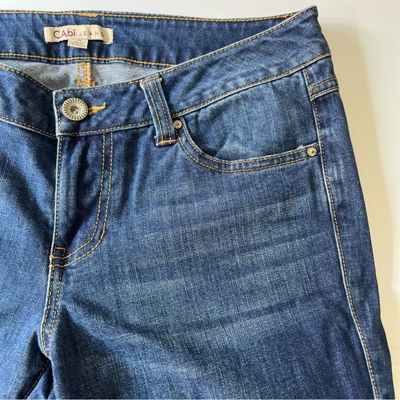 CAbi Style #750 Slim Fit Ruby Jeans Indigo Wash Size 8 - Picture 9 of 13